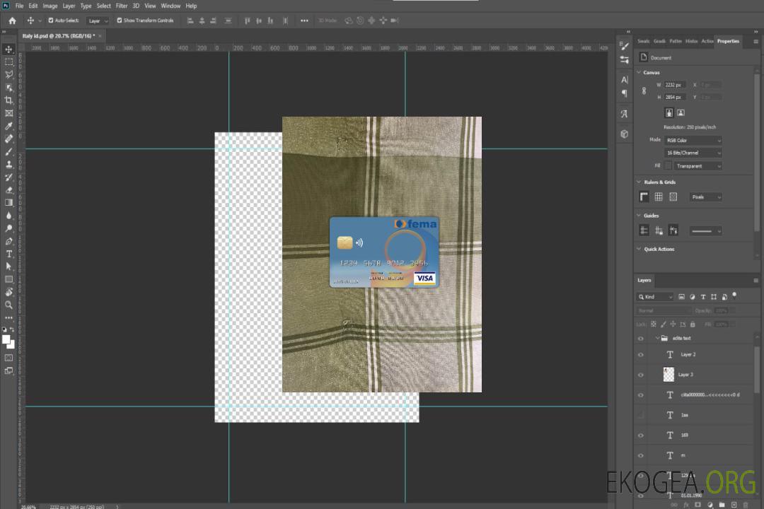 Photolook de la carte visa bancaire Bénin Fema avant template Photolook de la carte visa bancaire Bénin Fema avant template